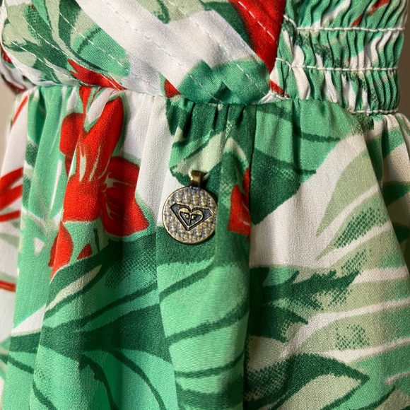Tropical print Roxy dress size S - Picture 4 of 4